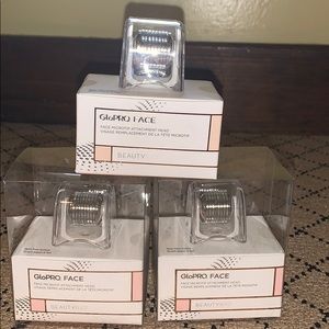 Three glopro face attachments